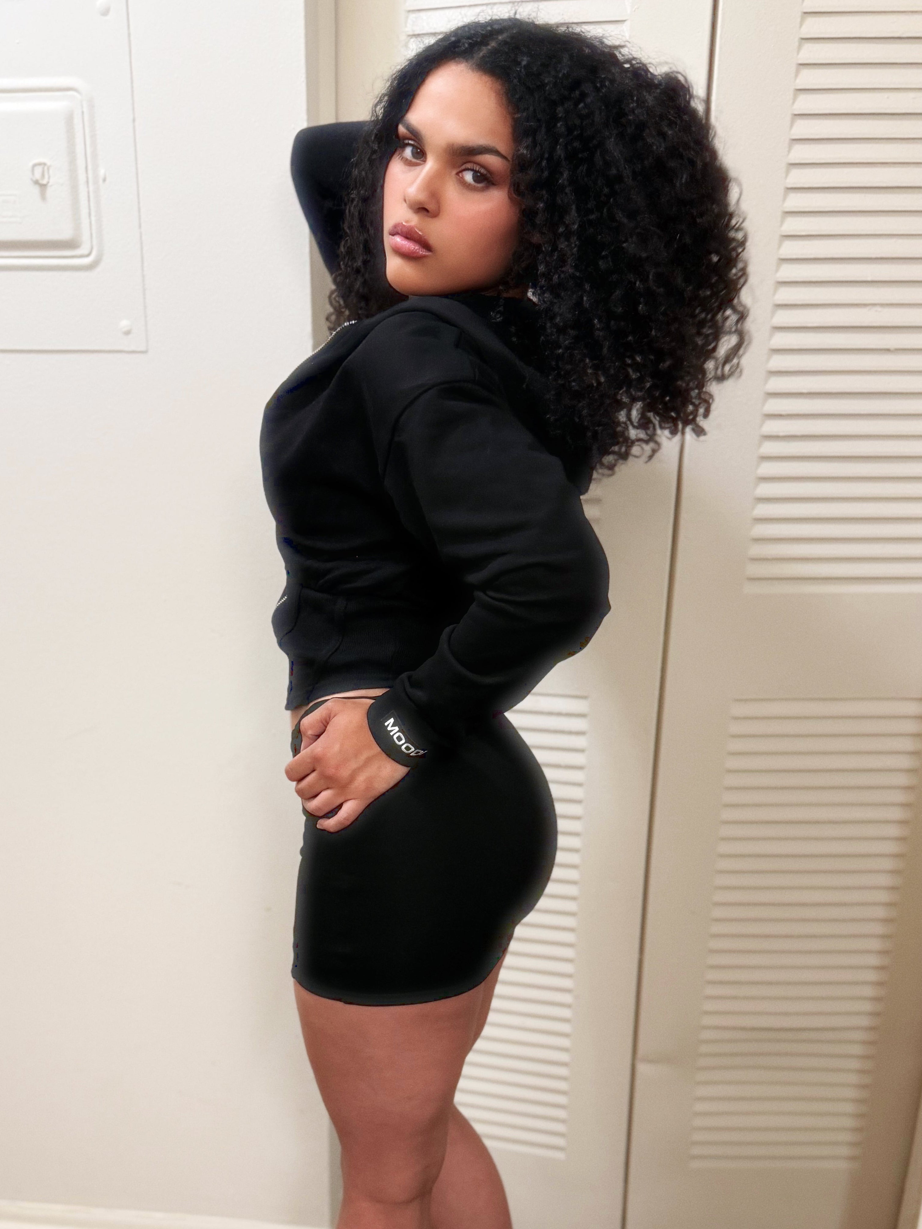 Sia Corset Hoodie and Mini Skirt Set